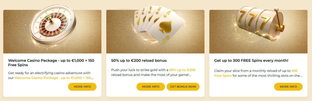 bonuses WinMega Casino