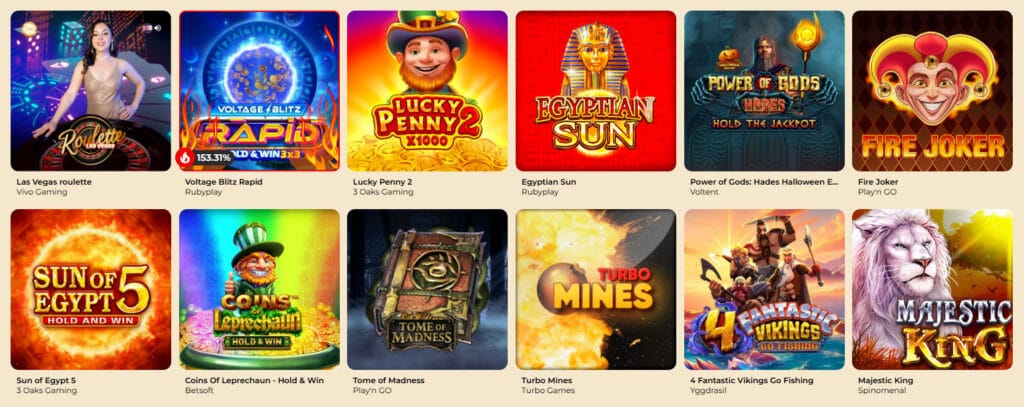top games WinMega Casino